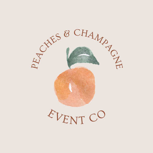 peaches and champagne logo
